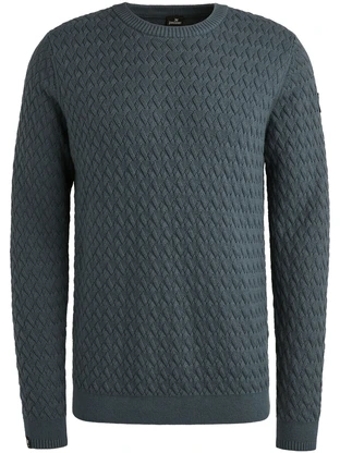 Vanguard Crewneck cotton blend wool