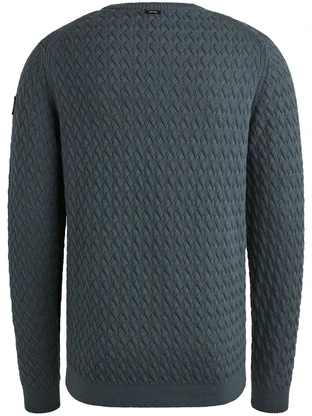 Vanguard Crewneck cotton blend wool