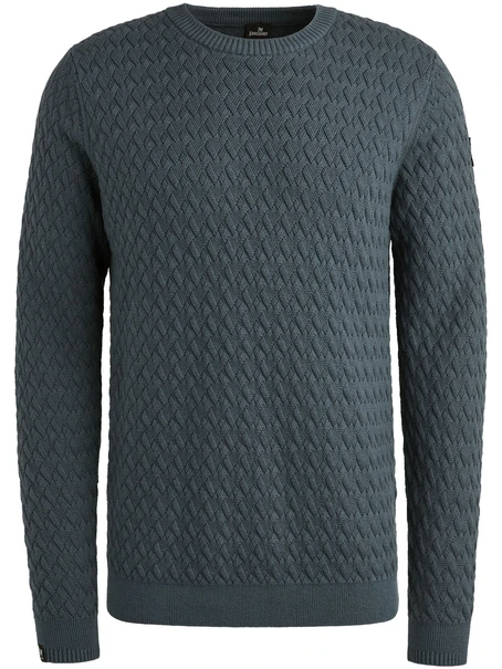Vanguard Crewneck cotton blend wool