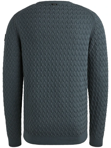 Vanguard Crewneck cotton blend wool