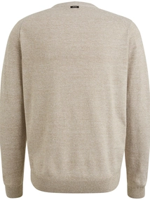 Vanguard Crewneck cotton linen blend