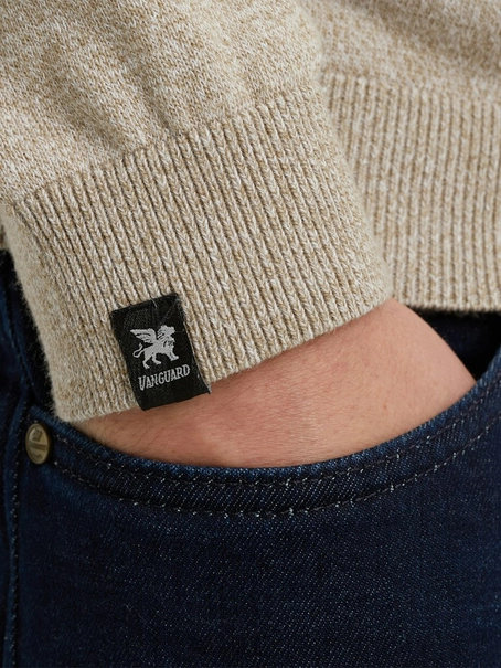 Vanguard Crewneck cotton linen blend