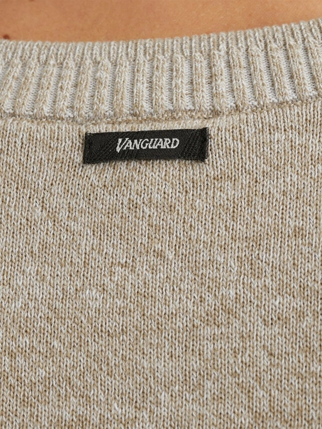 Vanguard Crewneck cotton linen blend