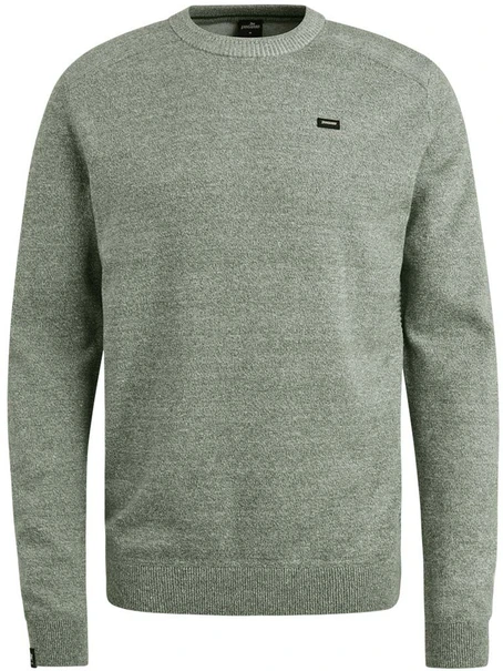 Vanguard Crewneck cotton linen blend
