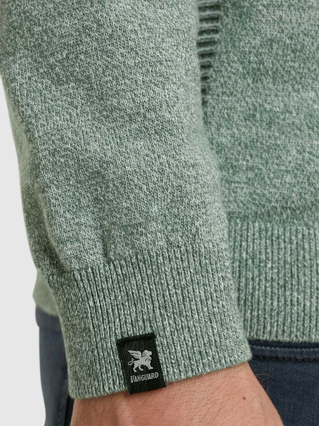 Vanguard Crewneck cotton linen blend