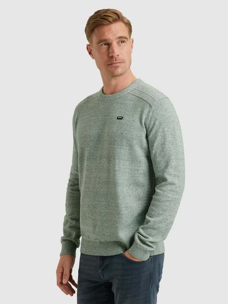 Vanguard Crewneck cotton linen blend
