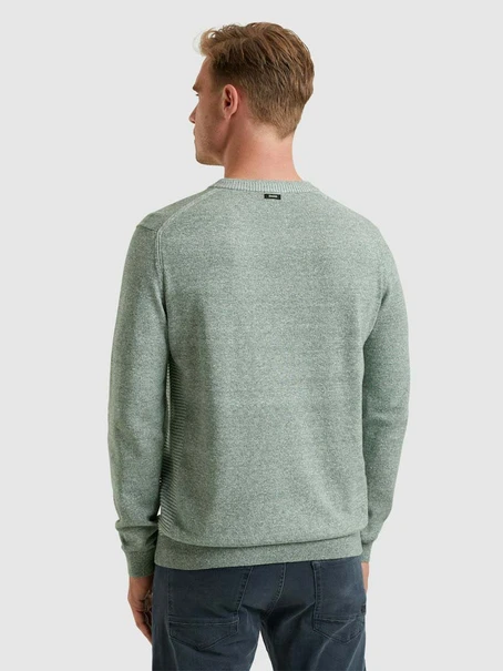 Vanguard Crewneck cotton linen blend