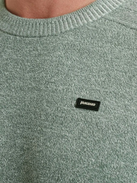 Vanguard Crewneck cotton linen blend