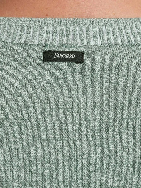Vanguard Crewneck cotton linen blend