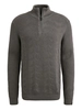 Vanguard Half zip collar cotton blend wool