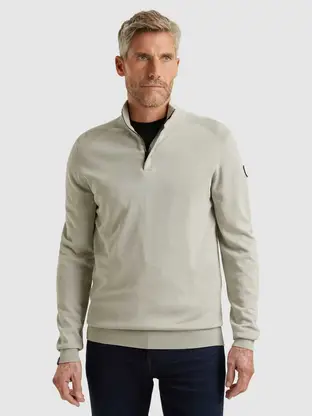 Vanguard Half zip collar cotton modal moul