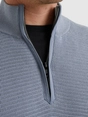Vanguard Half zip collar cotton modal mouli