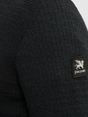 Vanguard Half zip collar cotton mouline