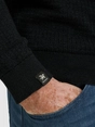 Vanguard Half zip collar cotton mouline