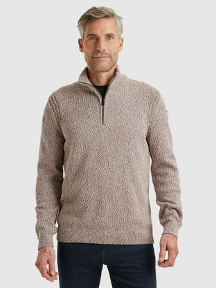 Vanguard Half zip collar cotton slub 3 ton