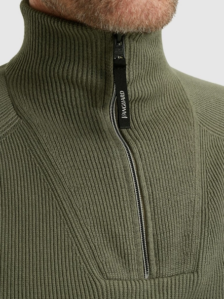 Vanguard Half zip collar cotton structure