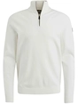 Vanguard Half zip collar viscose blend
