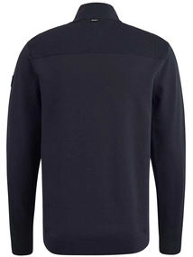 Vanguard Half zip collar viscose blend