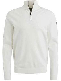 Vanguard Half zip collar viscose blend