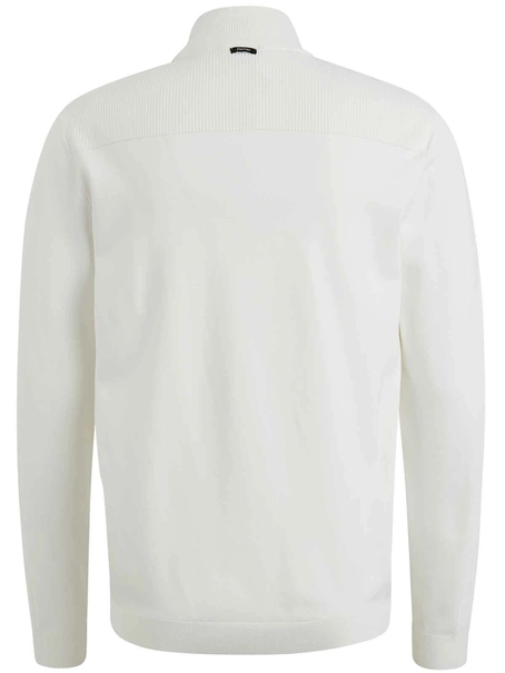 Vanguard Half zip collar viscose blend