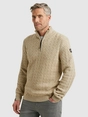 Vanguard Half zip collar wool blend