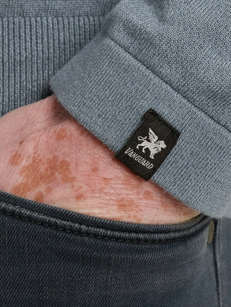 Vanguard Long sleeve polo cotton modal moul