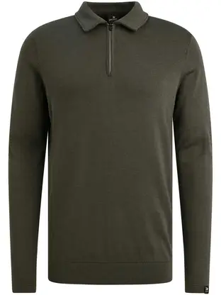Vanguard Long sleeve polo cotton modal