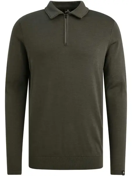 Vanguard Long sleeve polo cotton modal