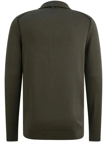 Vanguard Long sleeve polo cotton modal