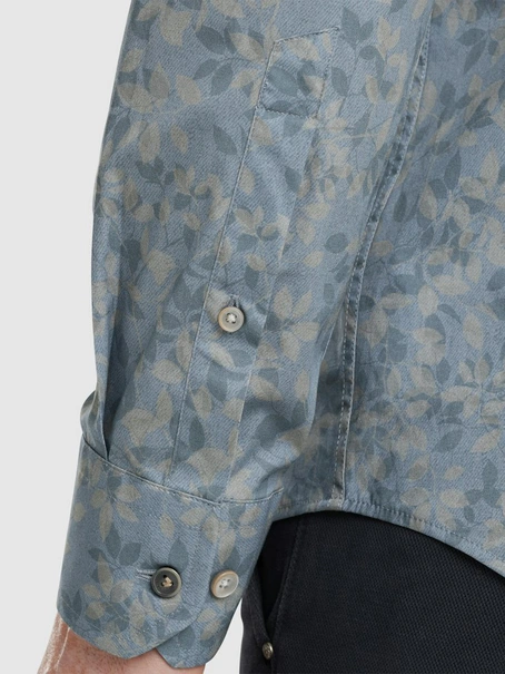 Vanguard Long Sleeve Shirt Print on Fine Po