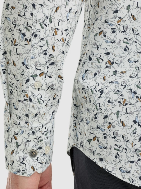 Vanguard Long Sleeve Shirt Print on Fine Po