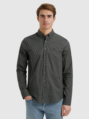 Vanguard Long Sleeve Shirt Print on Poplin