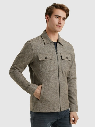 Vanguard Long Sleeve Shirt Solid Brushed Mo