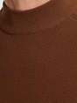 Vanguard Mock neck cotton modal