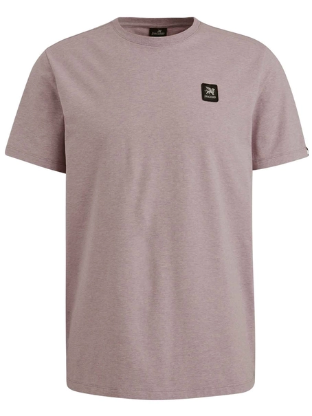 Vanguard R-neck cotton elastan jersey melan
