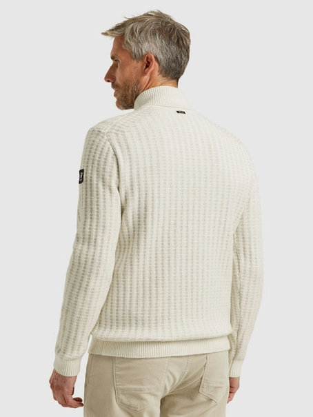 Vanguard Roll neck cotton blend stretch