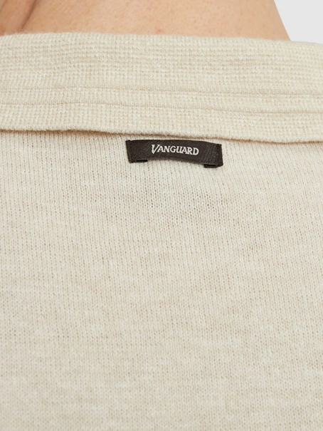 Vanguard Short sleeve polo cotton linen ble