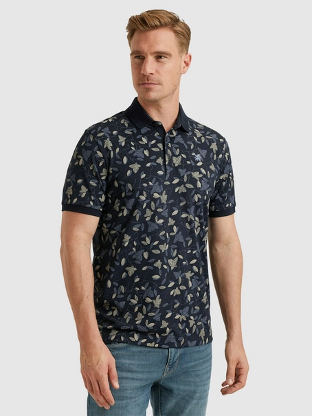 Vanguard Short sleeve polo stretch pique bl