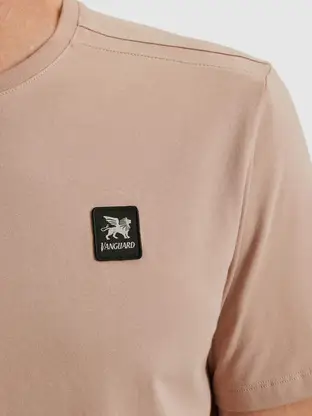 Vanguard Short sleeve r-neck cotton elastan