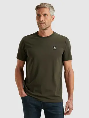 Vanguard Short sleeve r-neck cotton elastan