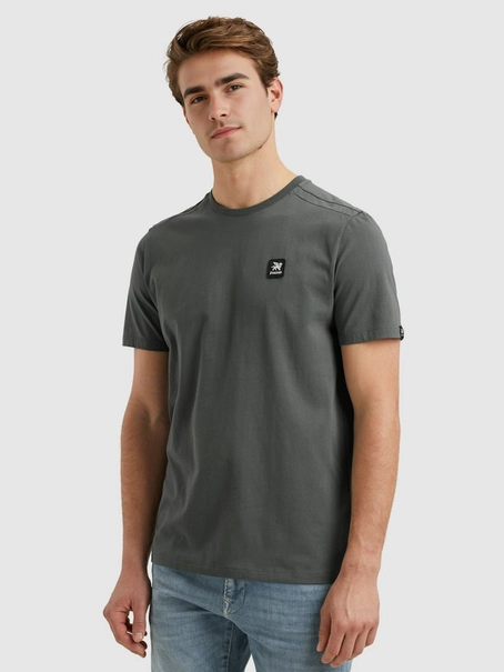 Vanguard Short sleeve r-neck cotton elastan