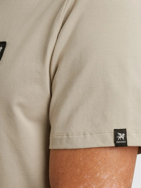 Vanguard Short sleeve r-neck cotton elastan
