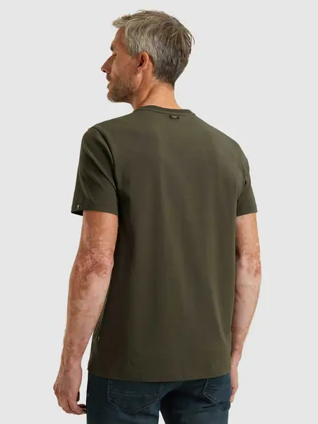 Vanguard Short sleeve r-neck cotton elastan