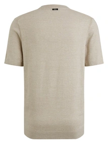 Vanguard Short sleeve r-neck cotton linen b