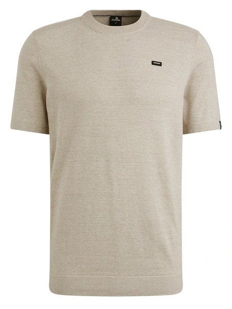 Vanguard Short sleeve r-neck cotton linen b