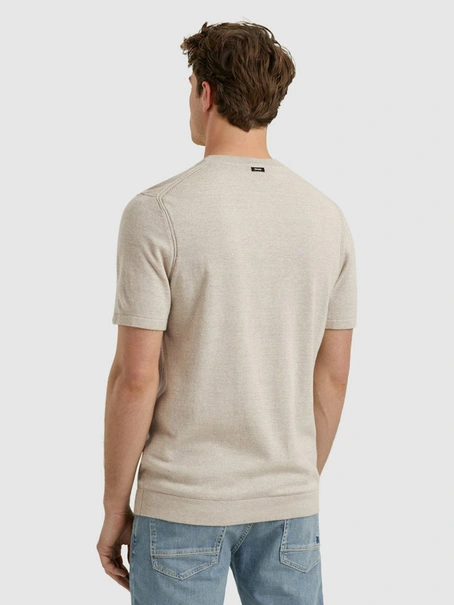 Vanguard Short sleeve r-neck cotton linen b