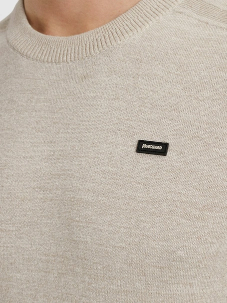 Vanguard Short sleeve r-neck cotton linen b