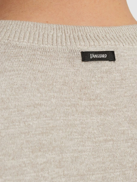 Vanguard Short sleeve r-neck cotton linen b