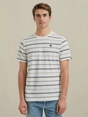 Vanguard Short sleeve r-neck pique texture