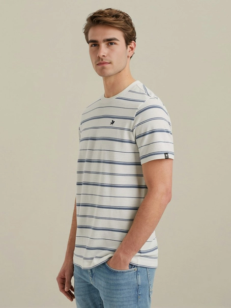 Vanguard Short sleeve r-neck pique texture